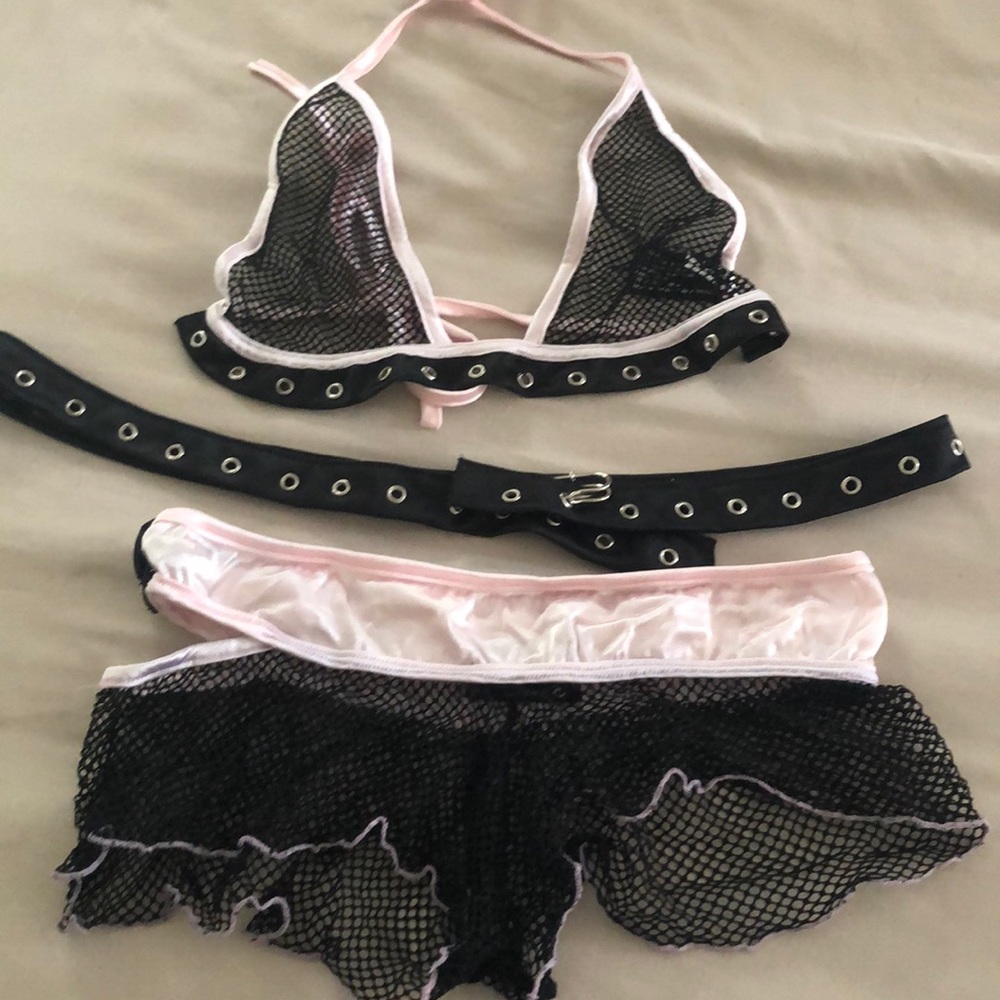 2 Piece  Bra & shorts Lingerie Set